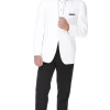 White Dinner Jacket with Shawl lapel