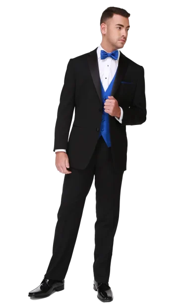 Ike Behar Black Parker Tuxedo