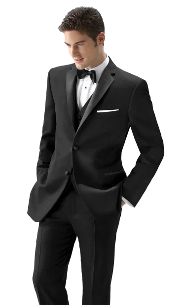 Ike Behar Black Parker Tuxedo