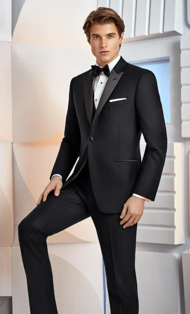 Ike Behar Black Tuxedo