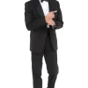 One button black notch tuxedo