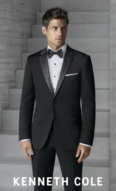 Kenneth Cole Black Parkville Tuxedo