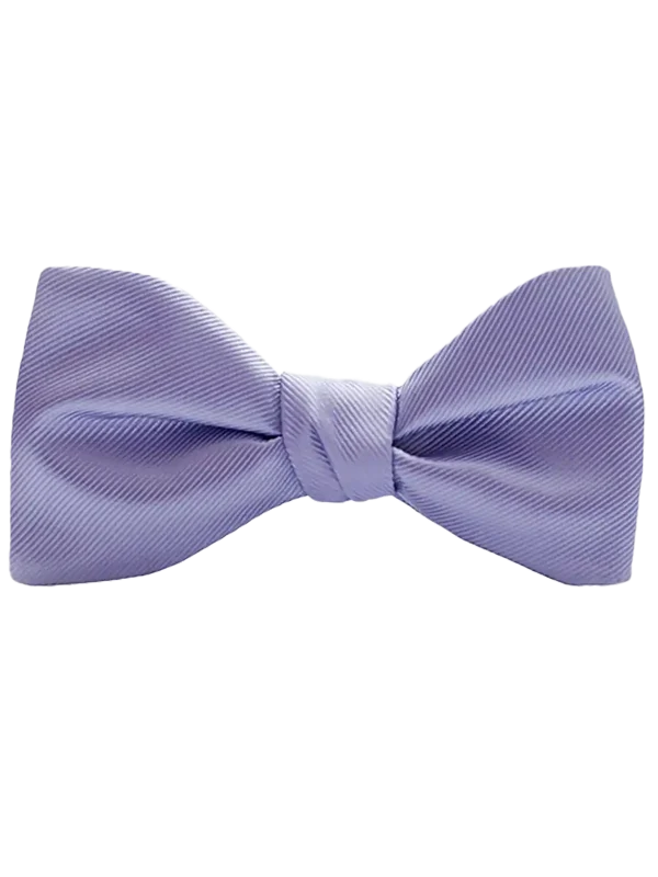 Modern Solid Bali Lavender Bow Tie