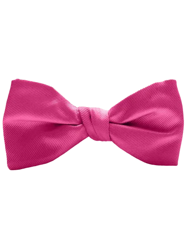 Bright Fuchsia Modern Solid Bow Tie