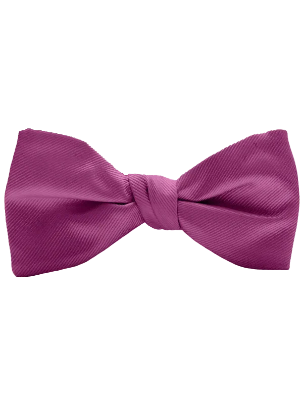 Mr. Burch Raspberry Modern Solid Bow Tie