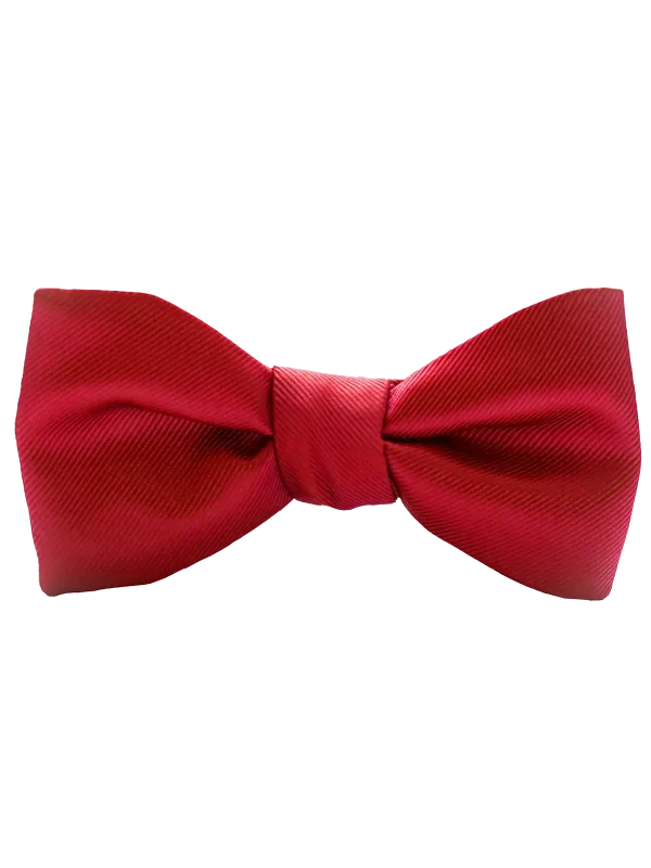 Ruby Modern Solid Bow Tie