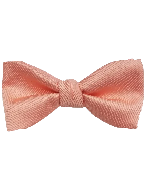 Mr. Burch Modern Solid Salmon Bow Tie