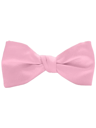 Tea Rose Modern Solid Bow Tie