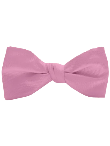 Tickled Pink Modern Solid Bow Tie