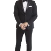 One button black notch tuxedo